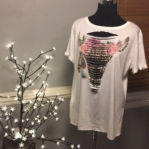 Cute Bull skull T-shirt